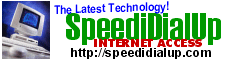 Click for SpeediDialUp
Internet Access details.